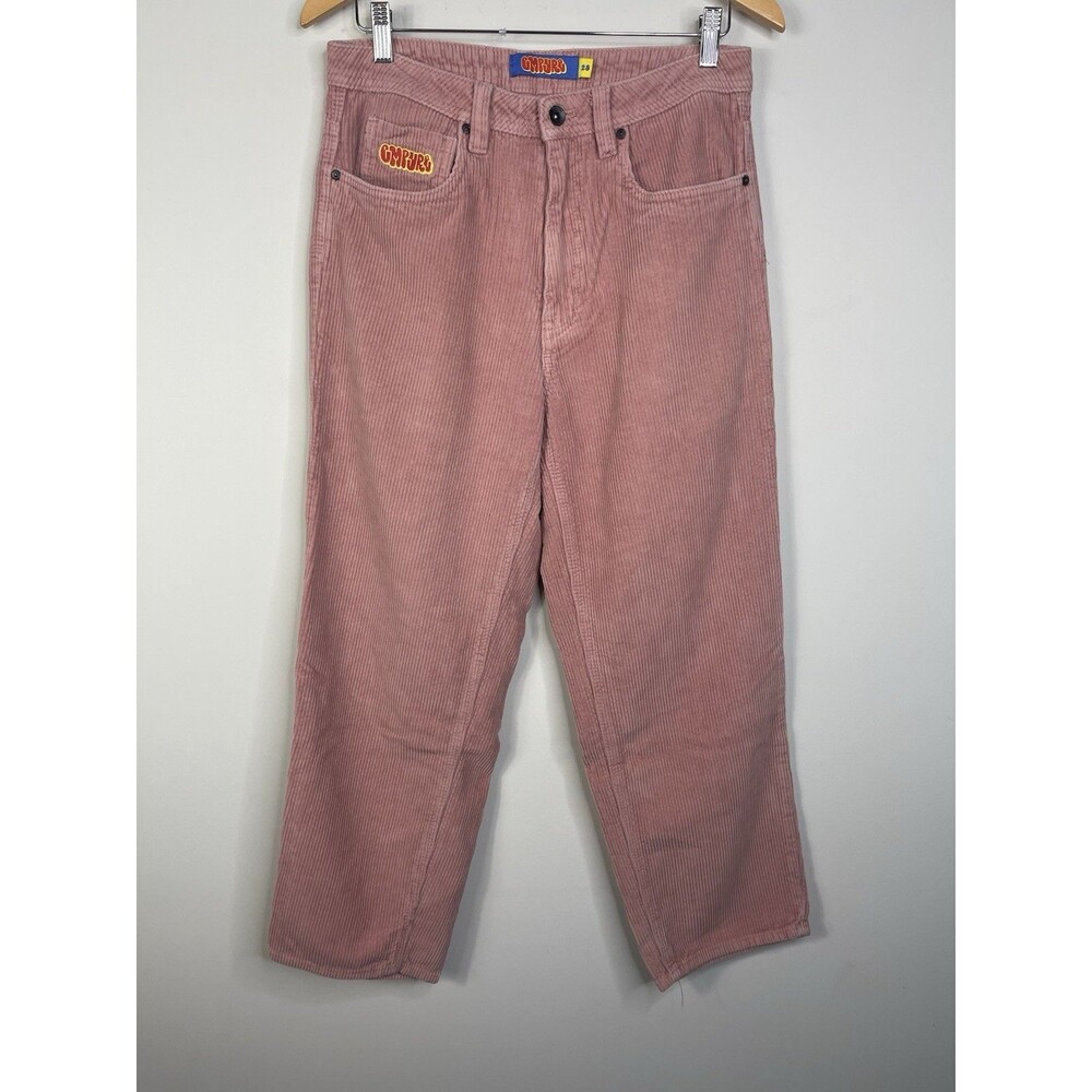 VINTAGE Empyre Pants Mens 28 Pink Corduroy Loose Baggy Relax Y2K Skater 31x26.5
